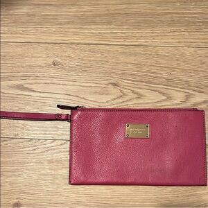 Michael Kors Pink Leather Wristlet
